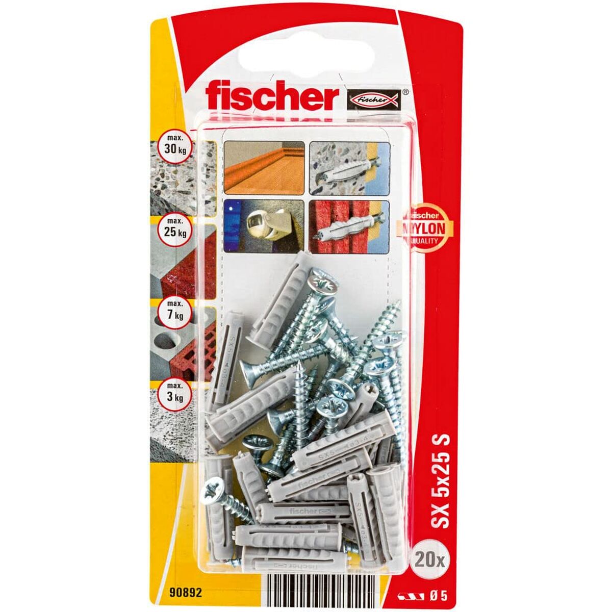 Dadi e viti Fischer (20 Unità)